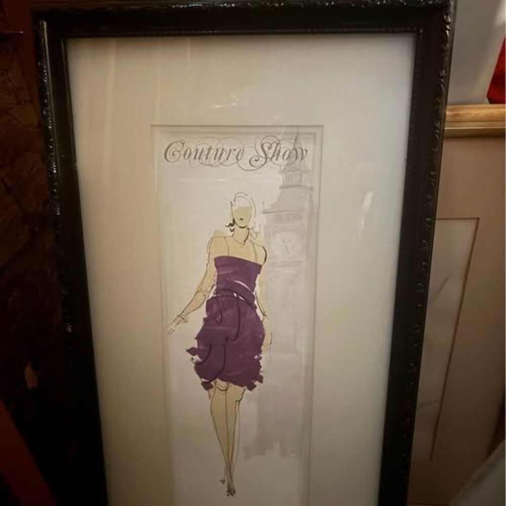 Couture picture with frame